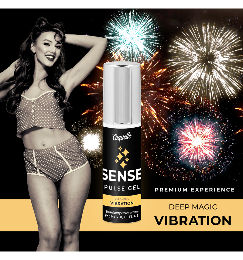 Vibrador líquido - aroma de morango - pulse gel, Coquette cosmetics. 100% natural e vegan. Na nossa sex shop. Imagem 4