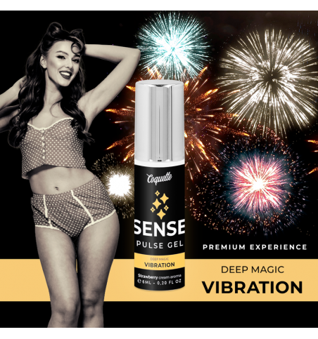 Vibrador líquido - aroma de morango - pulse gel, Coquette cosmetics. 100% natural e vegan. Na nossa sex shop. Imagem 4